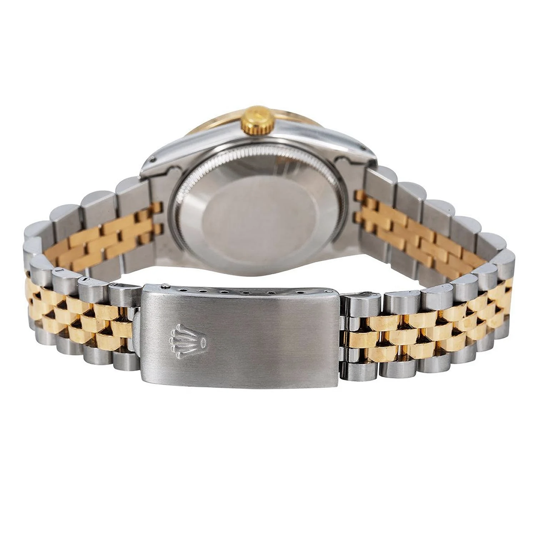 Rolex Damen Datejust Uhr Diamant Weißes Zifferblatt Lünette – Bicolor