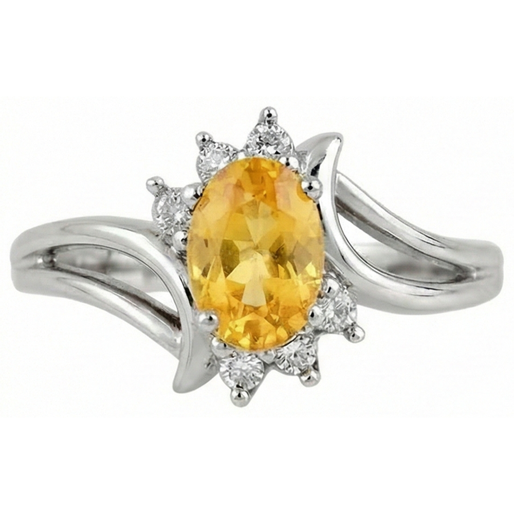 echter oval diamant 2.50Karat ring Seitenansicht