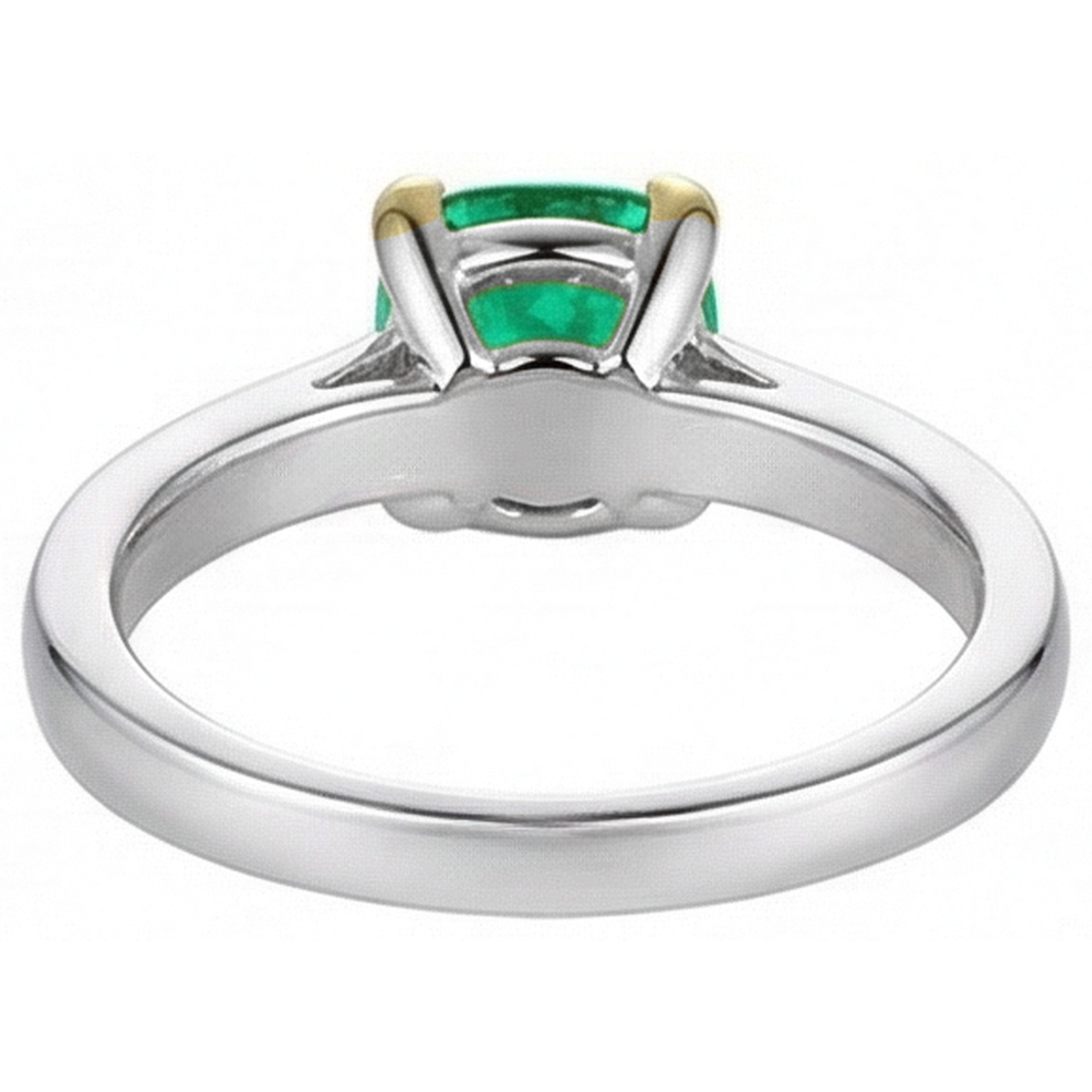 Edler Schmuckstein-Ring 3 Karat – Draufsicht