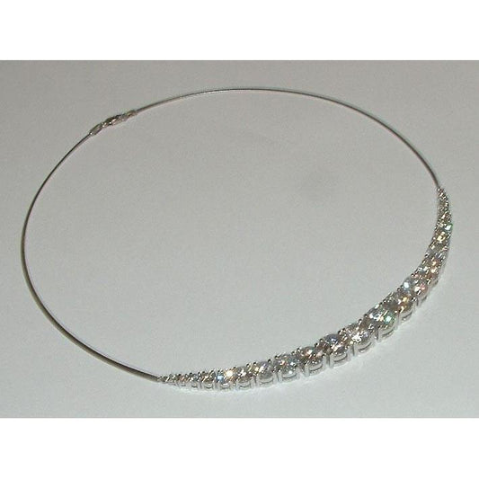 Elegante Halskette mit echtem Diamant2
