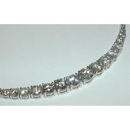 Elegante Halskette mit echtem Diamant