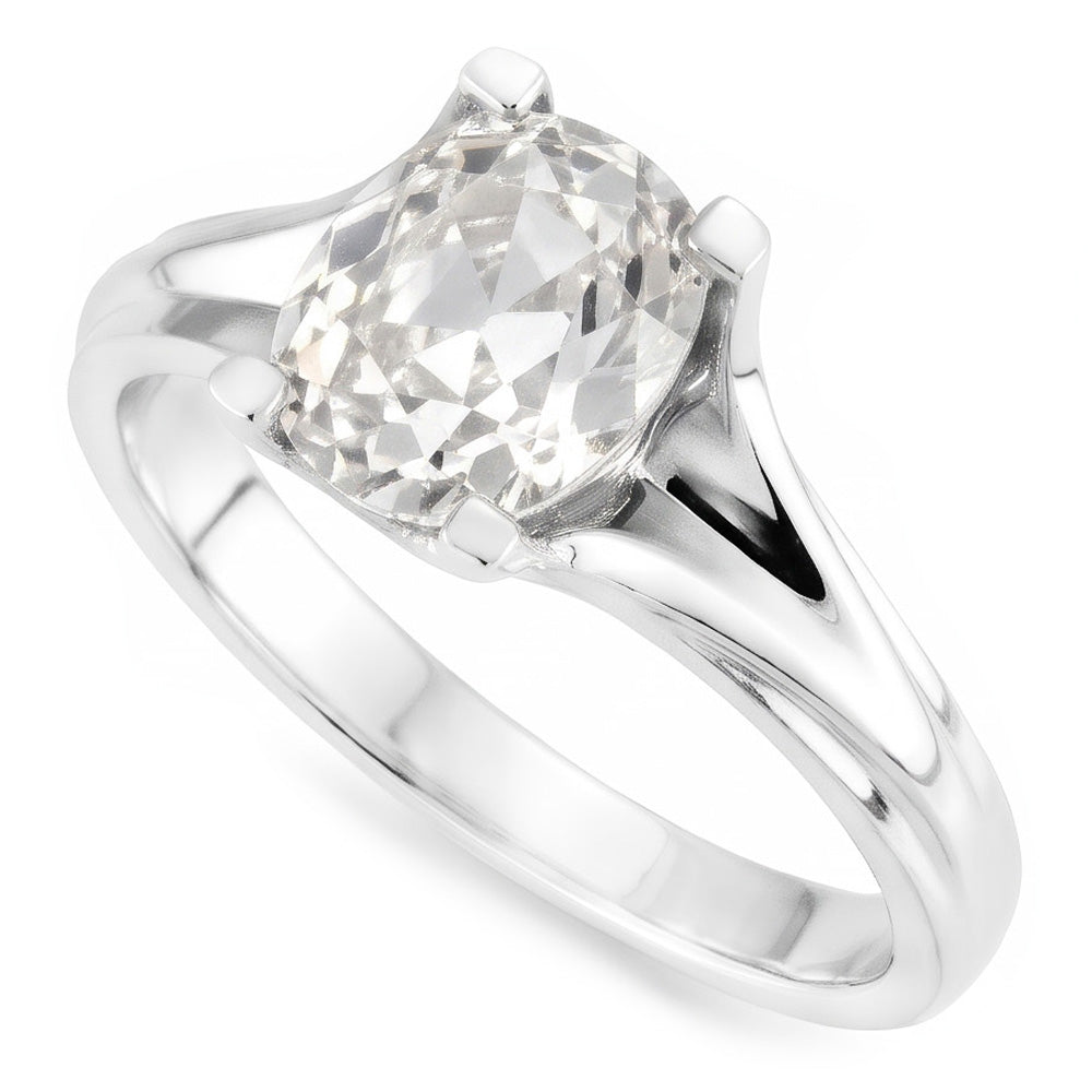 Eleganter Solitär-Ring – Brillant 5 Karat – HarryChadEnt