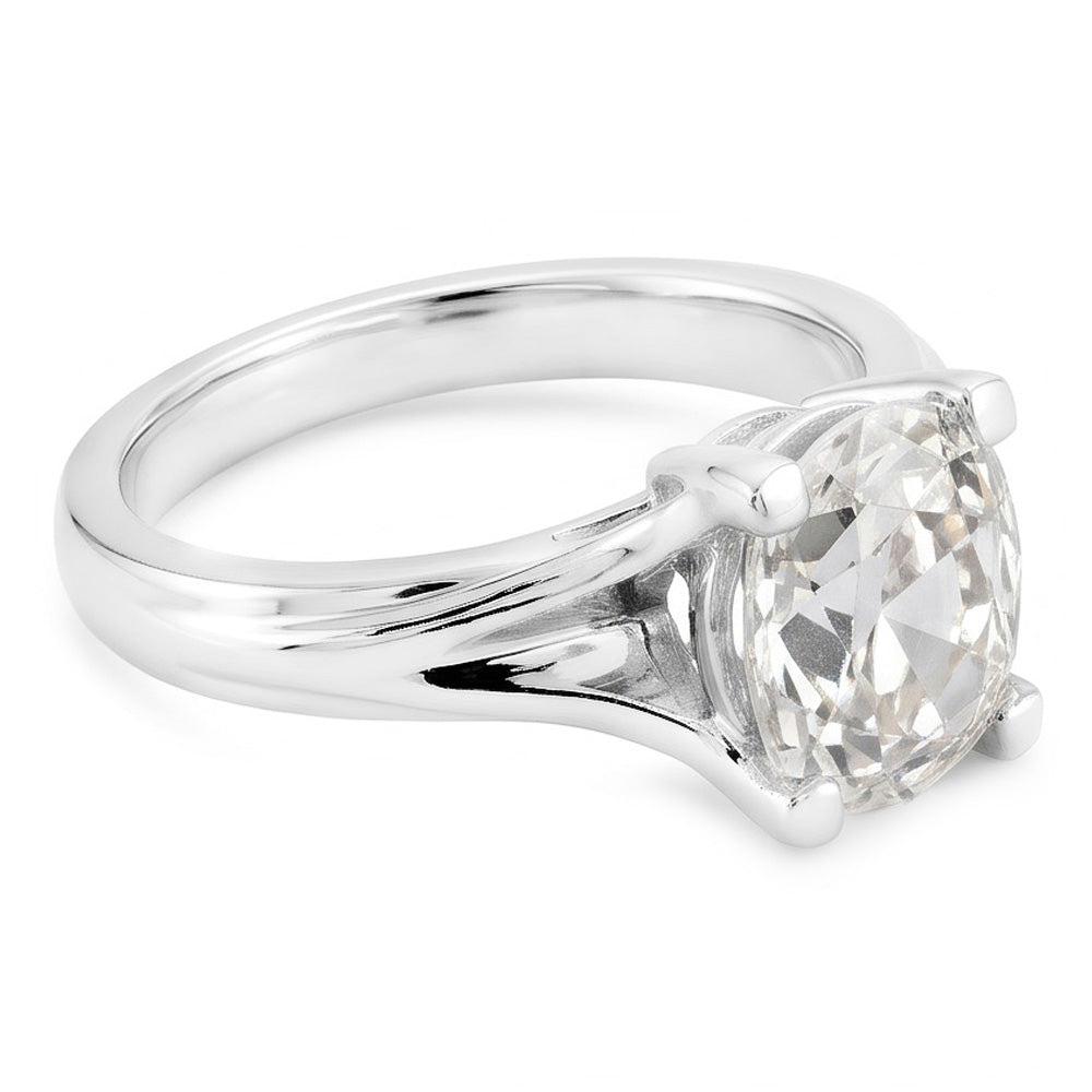 Eleganter Solitär-Ring – Brillant 5 Karat – HarryChadEnt