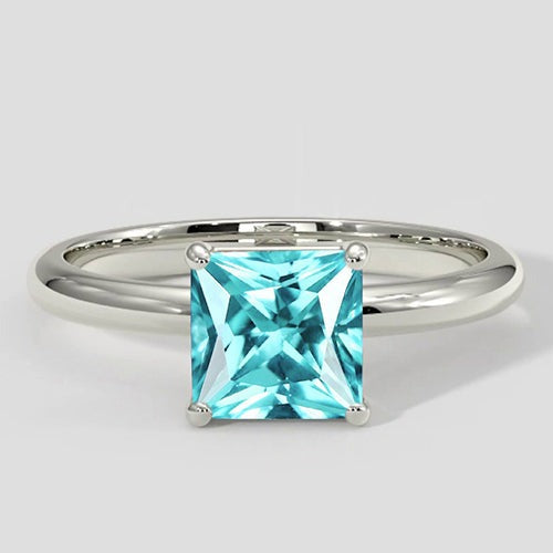 Engagement Solitär Paraiba Ring