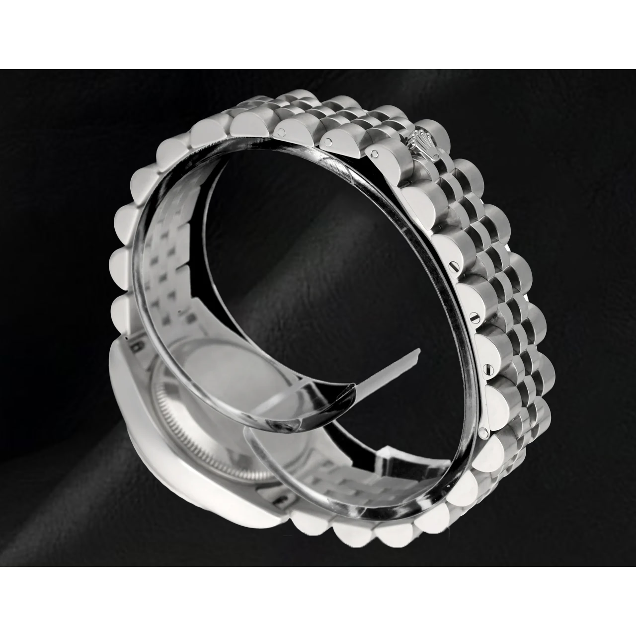 Erdgewonnener Schmuckstein Rolex – Sterling Silver White Gold