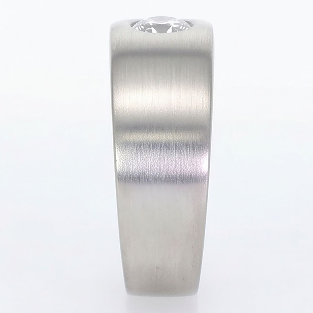 Euro Schaft Herren Ring Gypsy Flush Aus der Erde Abgebauter Natürlicher Diamant
