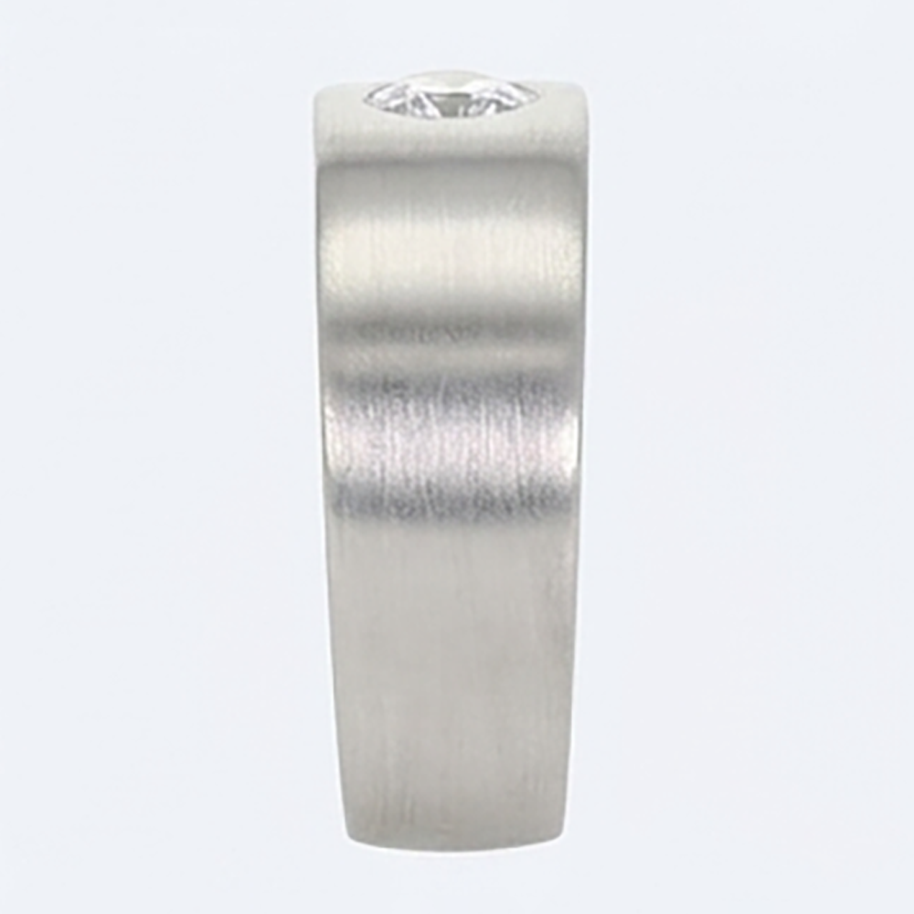 Euro Schaft Herren Ring Gypsy Flush Aus der Erde Abgebauter Natürlicher Diamant