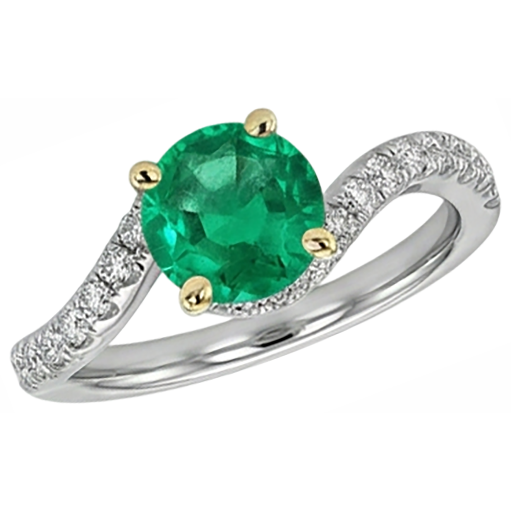 Brillanter Schmuckstein-Ring 2,50 Karat – Profilansicht