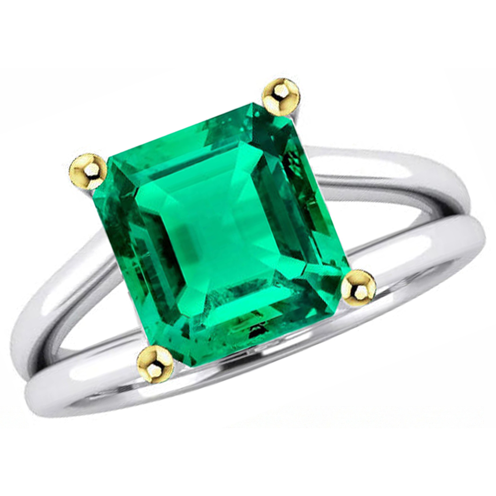 Handgemachter Schmuckstein-Ring 5,50 Karat – Seitenansicht