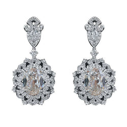 Edler Diamant Edelschmuck 4 Karat F/VS1 – 14K Weißgold