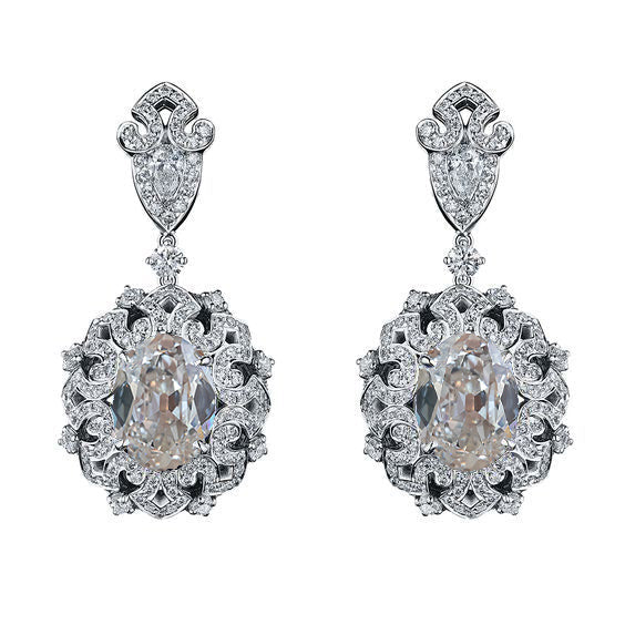 Edelschmuck 14K Weißgold mit Edler Diamant – Hauptansicht