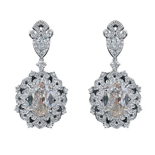 Edelschmuck 14K Weißgold mit Edler Diamant – Hauptansicht
