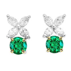 Kolumbianischer Smaragd Gemstone Earring – GIA-Zertifiziert 2