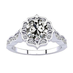 Eleganter Halo-Ring mit Jubiläumsring Diamant – 1,50 Karat