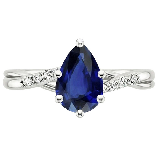 echter round diamant 4.50Karat ring Profilansicht