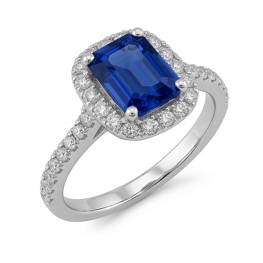 echter round diamant 3.50Karat ring Detailansicht