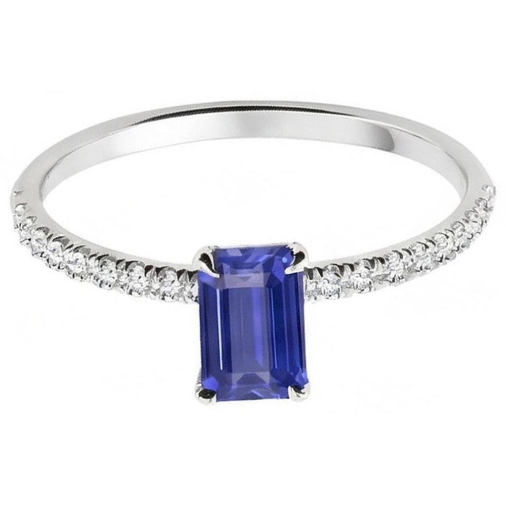 echter round diamant 2Karat ring Detailansicht