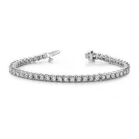 Damen Funkelndes 8.50 Karat Runde Diamanten Lady Tennis Armband - harrychadent.de