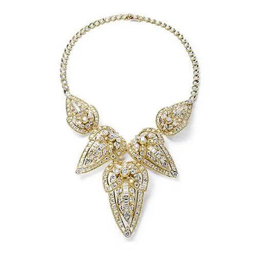 Gelbgold 14K 60 Karat kleine funkelnde Echt Diamanten Damen Halskette
