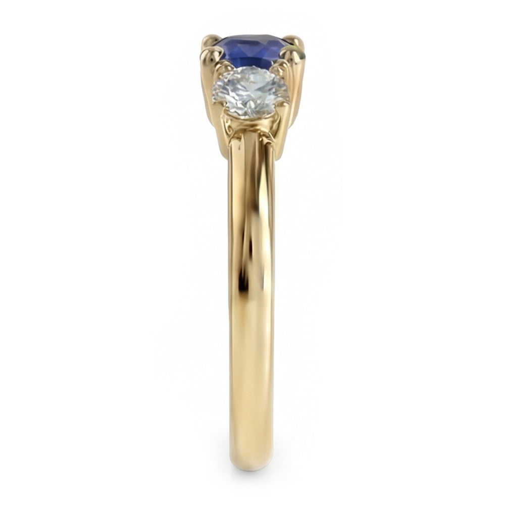 echter round diamant 1.50Karat ring Profilansicht