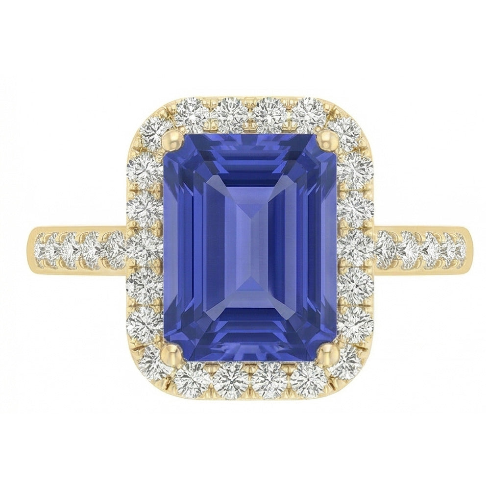 echter round diamant 4Karat ring Seitenansicht