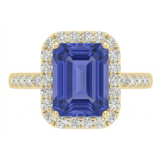 echter round diamant 4Karat ring Seitenansicht