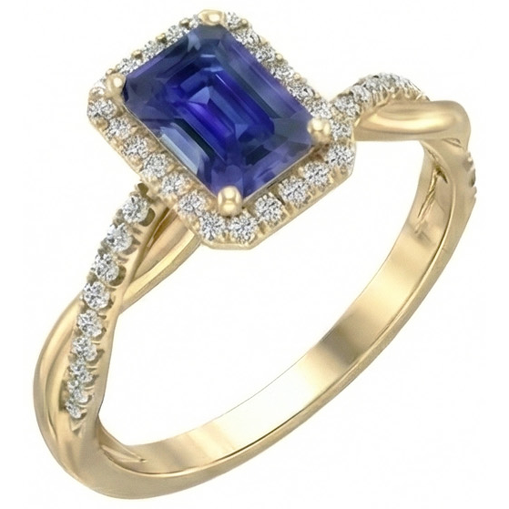 echter round diamant 3Karat ring Detailansicht