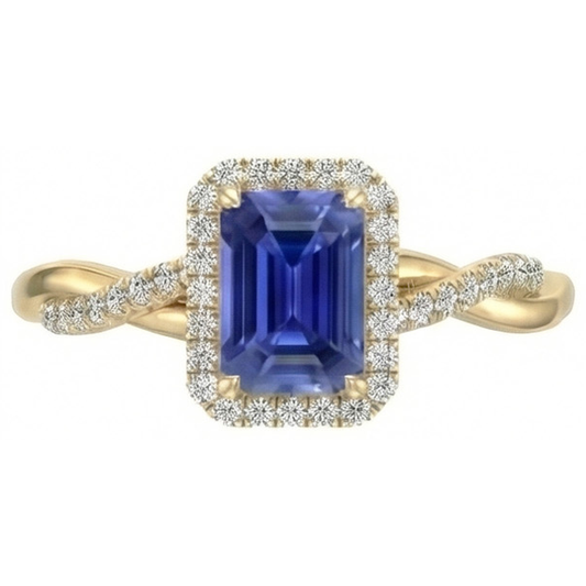 echter round diamant 3Karat ring Seitenansicht