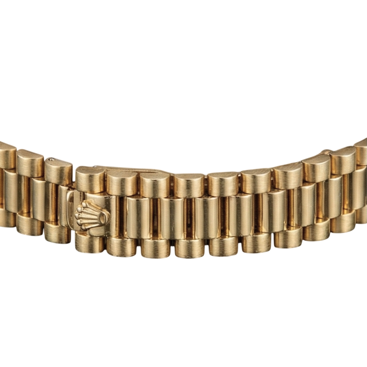 Gelbgold Rolex Datejust Präsidentenstil Uhr mit Diamantlünette und arabischem Zifferblatt