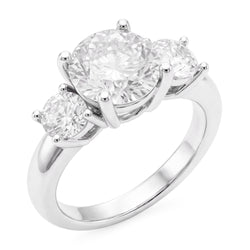 Glänzender Dreisteinring – Diamant 2,50 Karat von HarryChadEnt