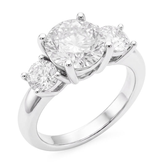 Glänzender Dreisteinring – Diamant 2,50 Karat von HarryChadEnt