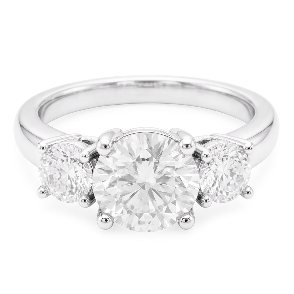 Glänzender Dreisteinring – Diamant 2,50 Karat von HarryChadEnt