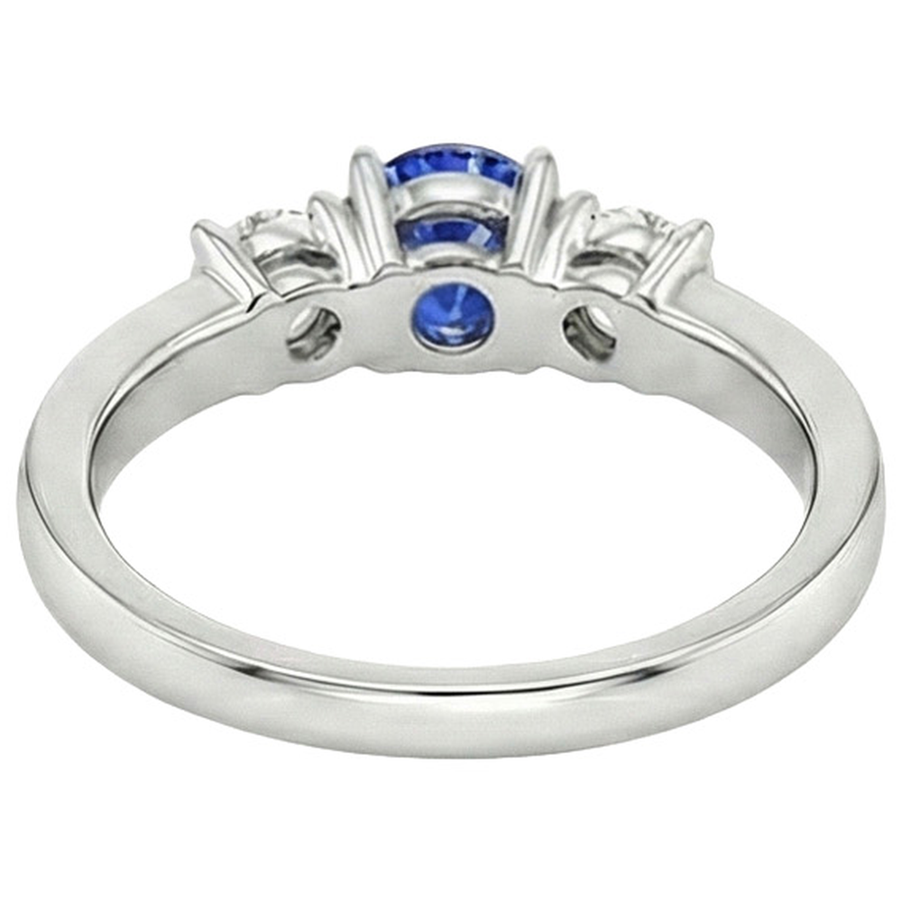 echter round diamant 2Karat ring Profilansicht