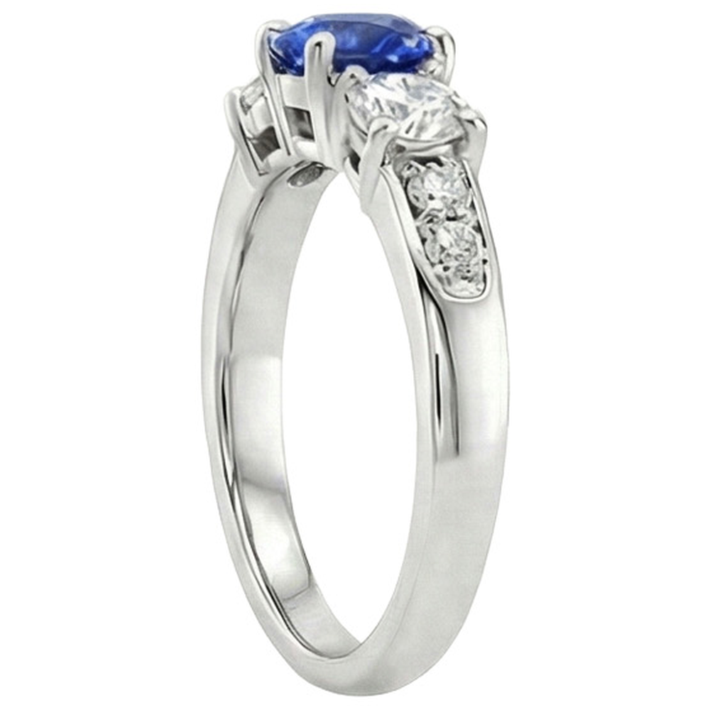 echter round diamant 2Karat ring Detailansicht