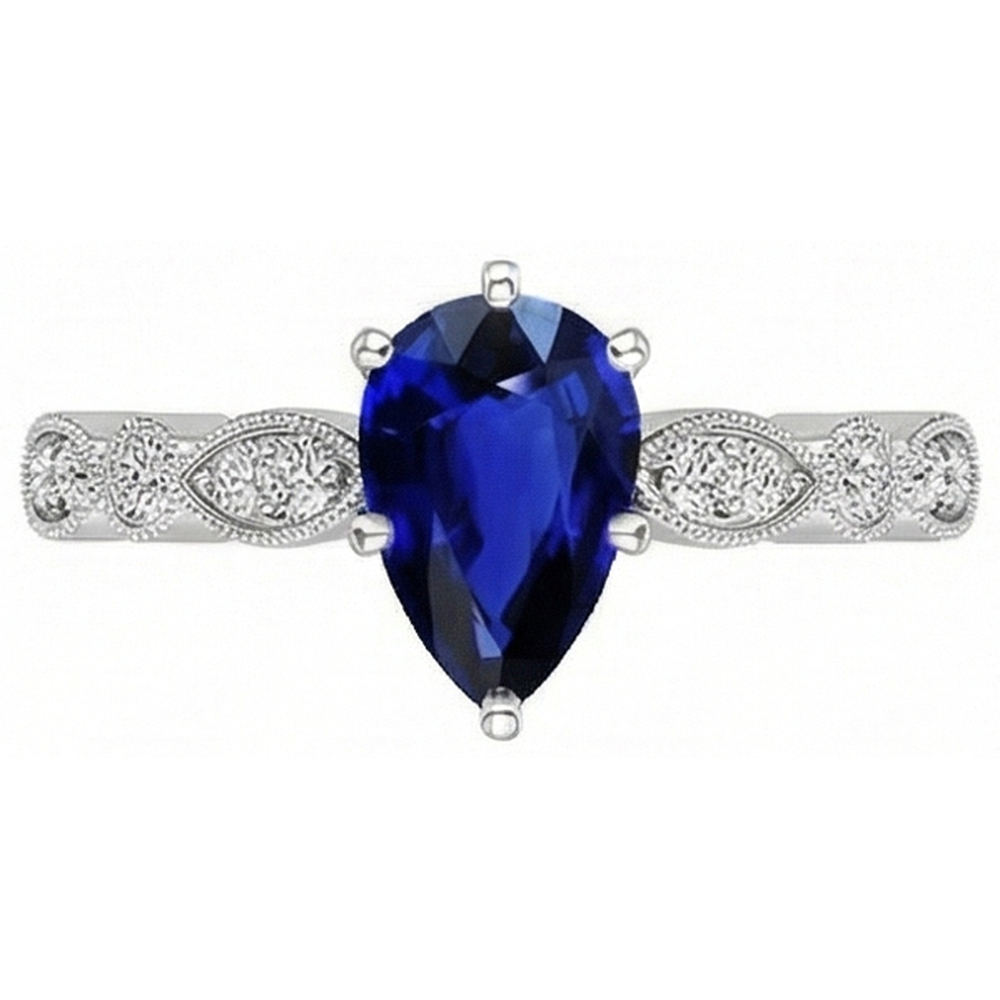 echter round diamant 2.50Karat ring Profilansicht