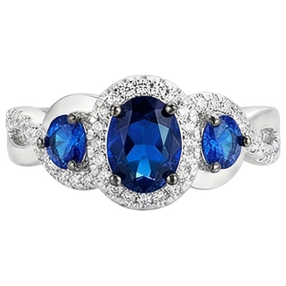 echter round diamant 5Karat ring Seitenansicht