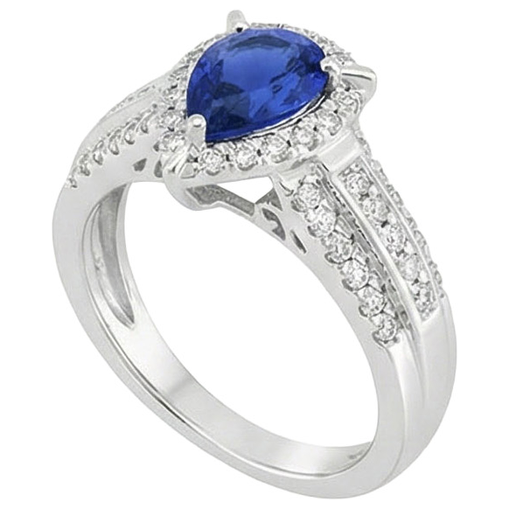 echter round diamant 5Karat ring Detailansicht
