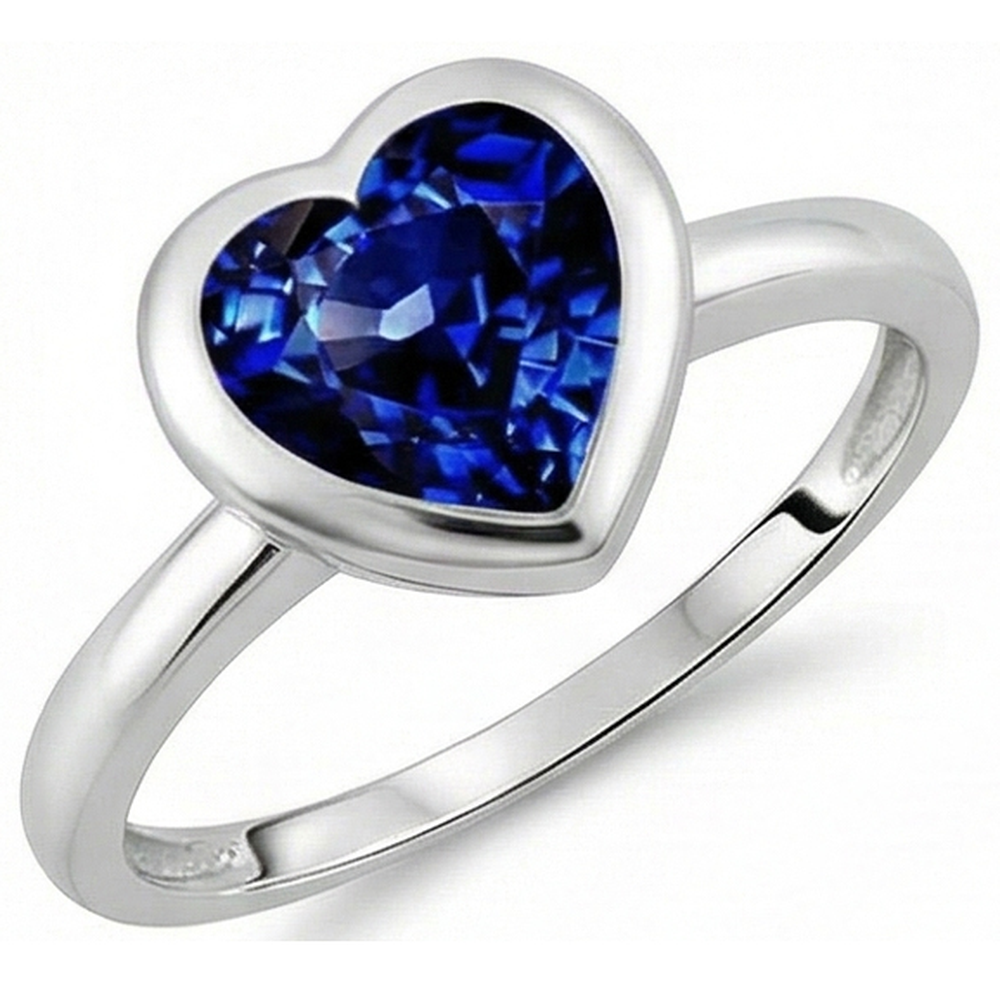 echter heart diamant 3Karat ring Seitenansicht
