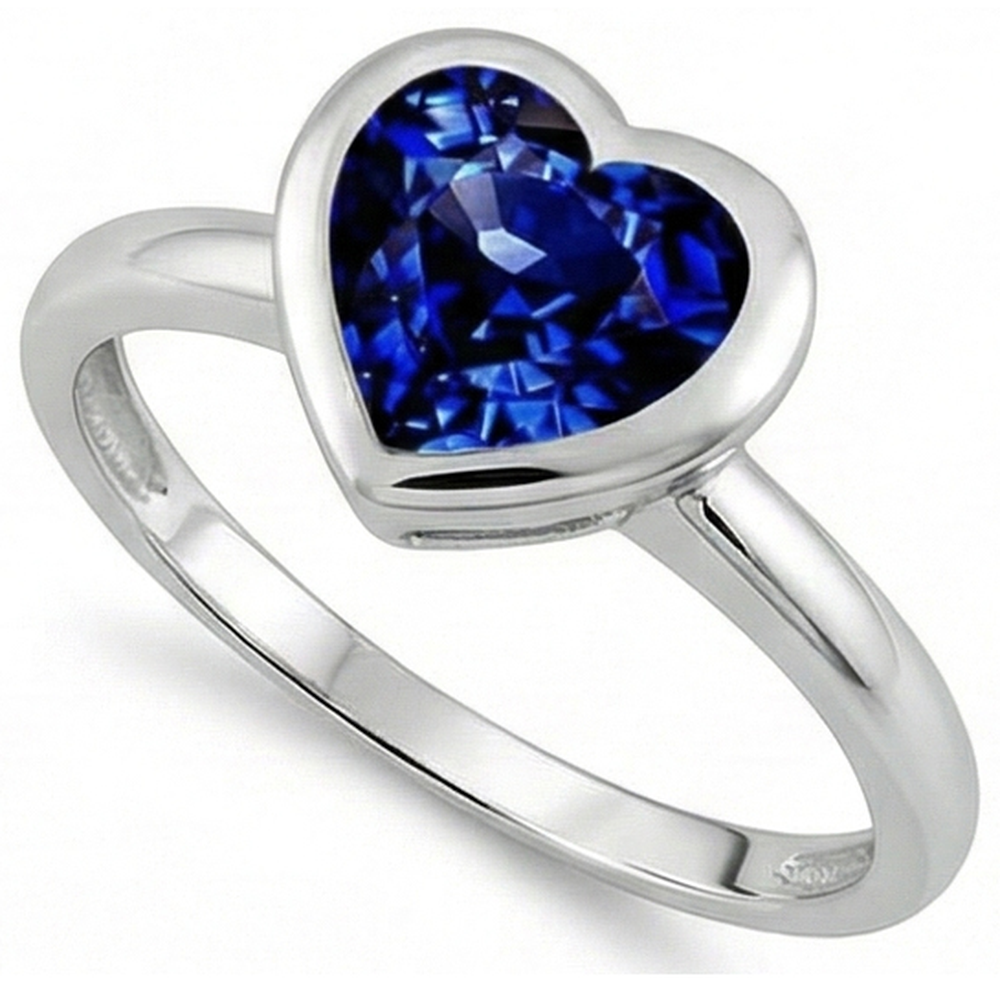 echter heart diamant 3Karat ring Draufsicht