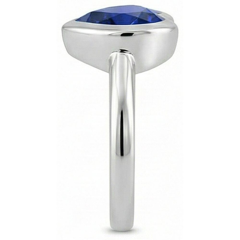 echter heart diamant 3Karat ring Profilansicht