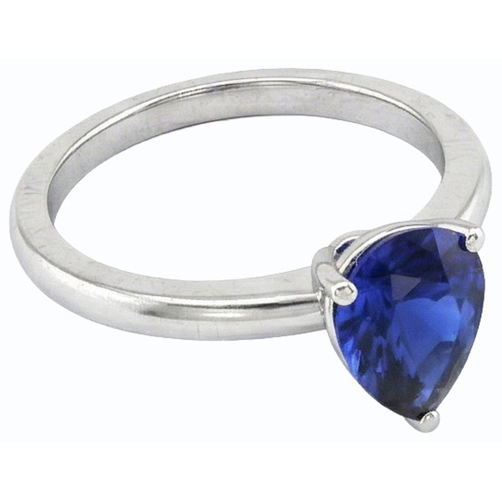 echter pear diamant 1.50Karat ring Detailansicht