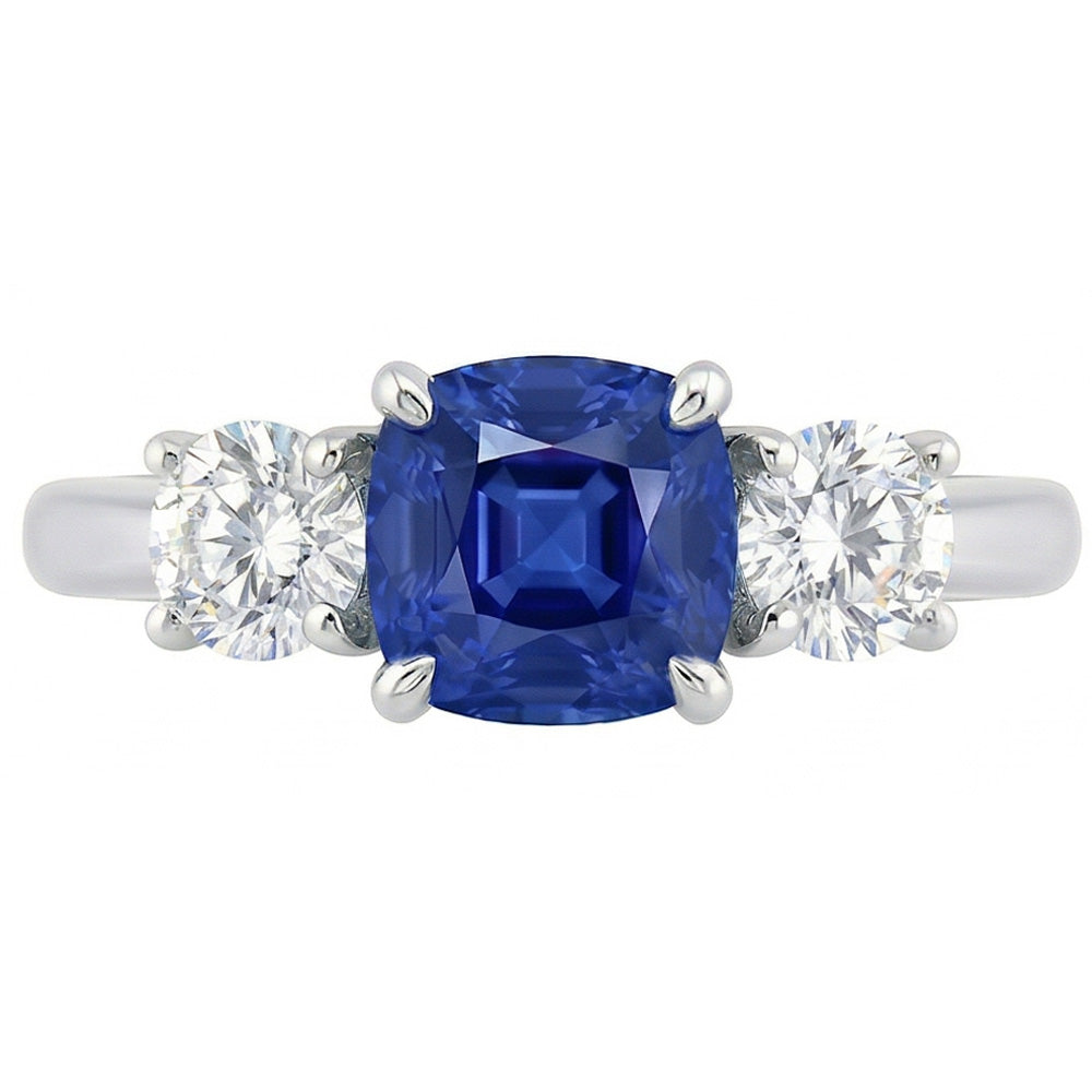 echter round diamant 1.25Karat ring Detailansicht