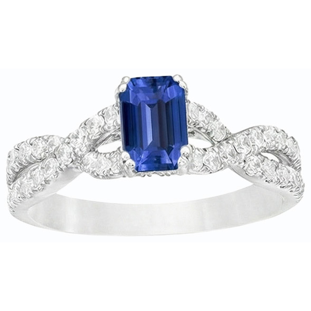 echter round diamant 3Karat ring Profilansicht