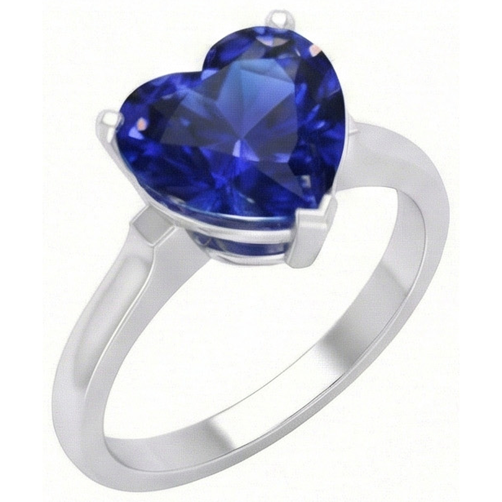echter heart diamant 2Karat ring Detailansicht