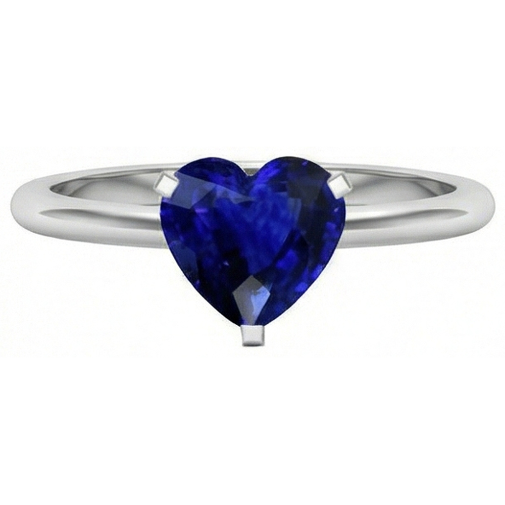 echter heart diamant 2Karat ring Seitenansicht