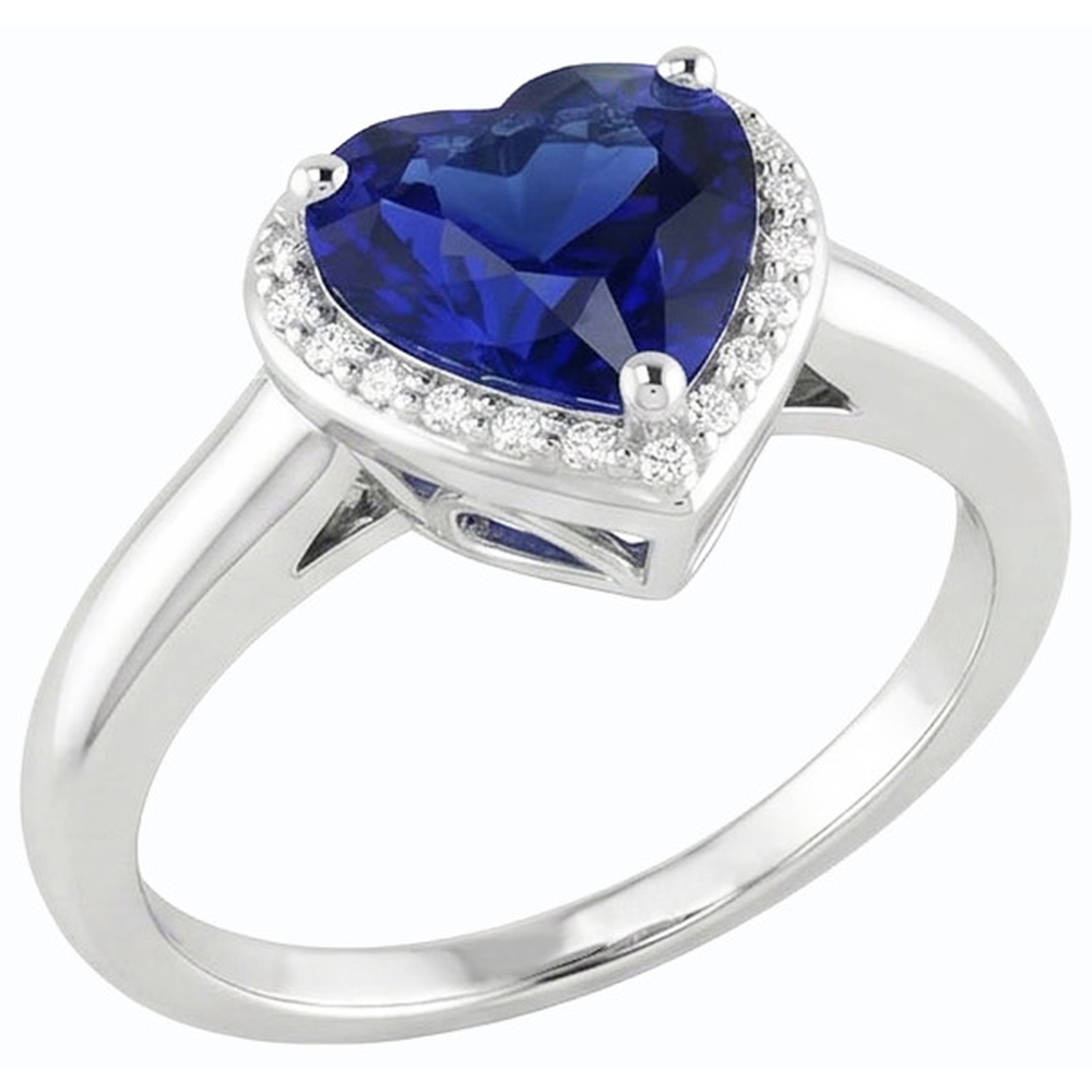 echter heart diamant 2.50Karat ring Detailansicht