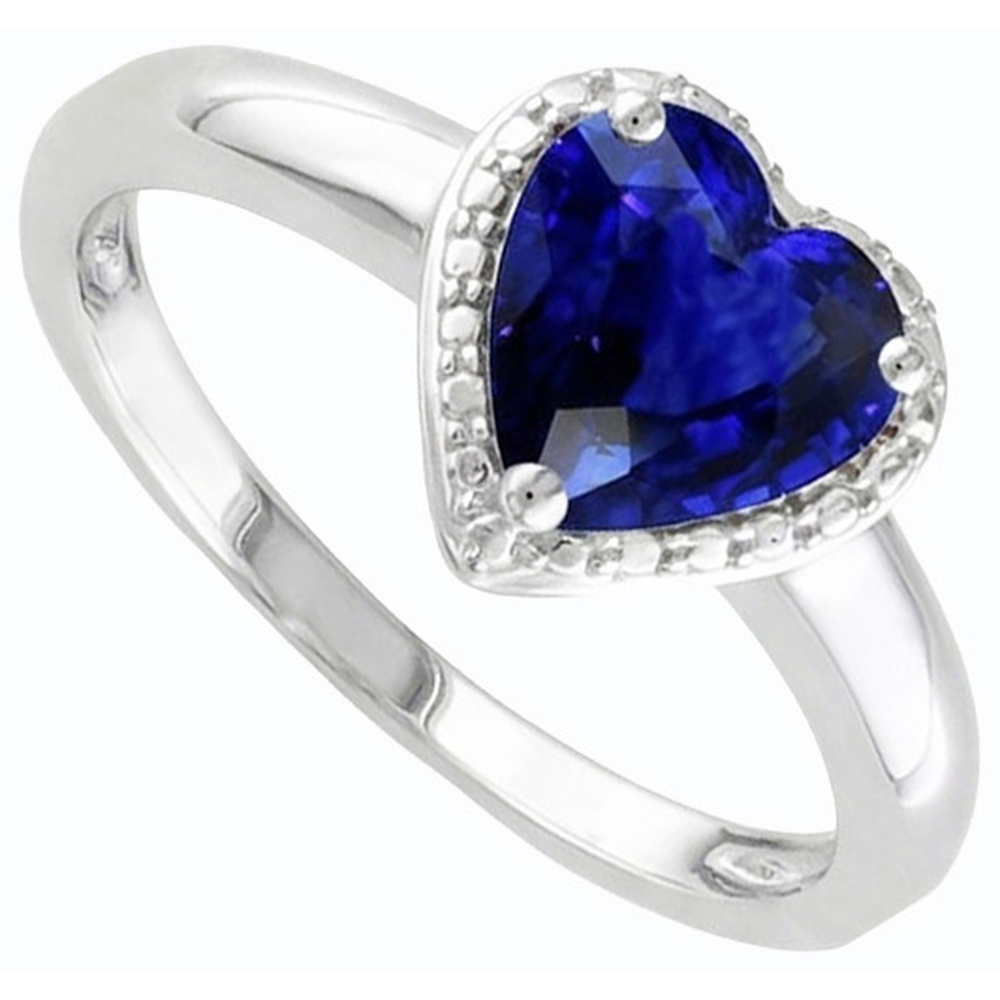 echter heart diamant 2.50Karat ring Seitenansicht