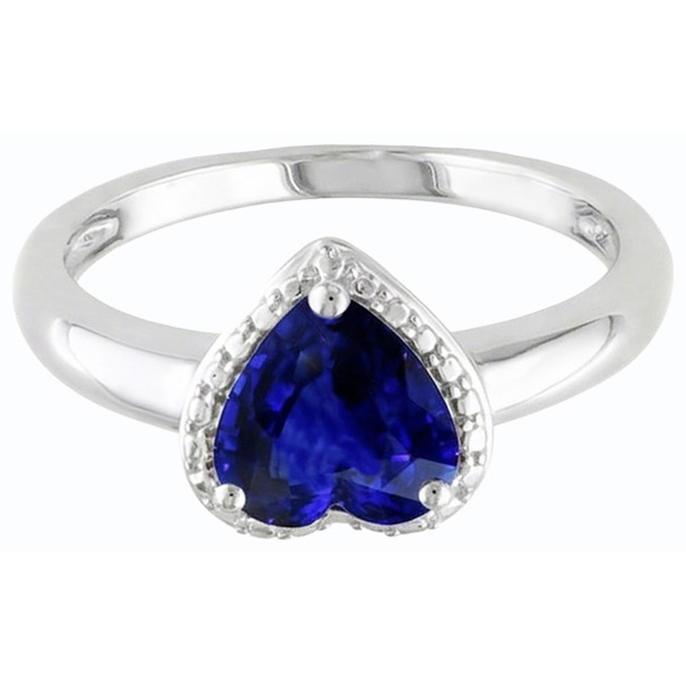 echter heart diamant 2.50Karat ring Draufsicht