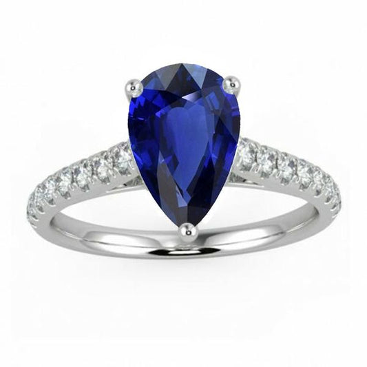 echter round diamant 4Karat ring Vorderansicht