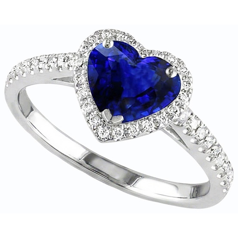 echter heart diamant 3.50Karat ring Draufsicht